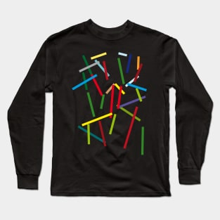 abstract sticks Long Sleeve T-Shirt